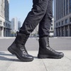 image:imageFREE SOLDIER Mens Waterproof Side Zip Work 8 Tactical Boot  Side Zipper For Easy OnOff Waterproof Arch Support AntiSlip AllDay Comfort For Motorcycle Hiking Outdoor WorkBlack