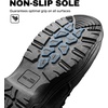 image:imageFREE SOLDIER Mens Waterproof Side Zip Work 8 Tactical Boot  Side Zipper For Easy OnOff Waterproof Arch Support AntiSlip AllDay Comfort For Motorcycle Hiking Outdoor WorkBlack