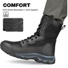 image:imageFREE SOLDIER Mens Waterproof Side Zip Work 8 Tactical Boot  Side Zipper For Easy OnOff Waterproof Arch Support AntiSlip AllDay Comfort For Motorcycle Hiking Outdoor WorkBlack