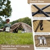 image:imageFree Soldier Camping Tent Outdoor Ultralight Single Man Tent in Camouflage Outdoor Camping 1 Person Tent Adventure Fishing Tent Easy to Assemble and Carry Mosquito Protection WaterproofCamouflage pattern