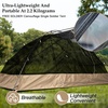 image:imageFree Soldier Camping Tent Outdoor Ultralight Single Man Tent in Camouflage Outdoor Camping 1 Person Tent Adventure Fishing Tent Easy to Assemble and Carry Mosquito Protection WaterproofCamouflage pattern