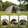 image:imageFree Soldier Camping Tent Outdoor Ultralight Single Man Tent in Camouflage Outdoor Camping 1 Person Tent Adventure Fishing Tent Easy to Assemble and Carry Mosquito Protection WaterproofCamouflage pattern