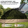 image:imageFree Soldier Ranger PRO Heavy Duty 1 Person Camouflage Tent  Waterproof 2 Doors Camouflage 217 x 88 x 103 cm 22 kg