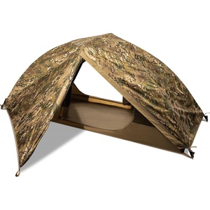 image:imageFree Soldier Ranger PRO Heavy Duty 1 Person Camouflage Tent  Waterproof 2 Doors Camouflage 217 x 88 x 103 cm 22 kg