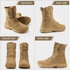 image:imageFREE SOLDIER Mens LT Military Tactical 8 Daily Work BootsCoyote Brown