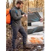 image:imageFREE SOLDIER Mens Quarter Zip Fleece Pullover Warm Athletic SweatershirtGrey