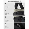 image:imageFREE SOLDIER Mens Tactical Pants Ripstop Work Cargo Hiking PantsBlack