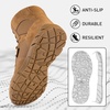 image:imageFREE SOLDIER Waterproof Hiking Boots Mens Tactical Work Boots Breathable Desert Boots 6 Inches Lightweight Military BootsBrown a Slim Style