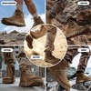 image:imageFREE SOLDIER Waterproof Hiking Boots Mens Tactical Work Boots Breathable Desert Boots 6 Inches Lightweight Military BootsBrown a Slim Style
