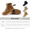 image:imageFREE SOLDIER Waterproof Hiking Boots Mens Tactical Work Boots Breathable Desert Boots 6 Inches Lightweight Military BootsBrown1