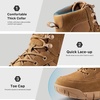 image:imageFREE SOLDIER Waterproof Hiking Boots Mens Tactical Work Boots Breathable Desert Boots 6 Inches Lightweight Military BootsBrown1