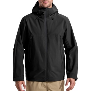 image:imageFREE SOLDIER Mens Waterproof Rain Jacket Windbreaker with HoodBlack