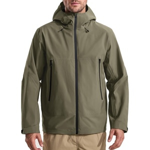 image:imageFREE SOLDIER Mens Waterproof Rain Jacket Windbreaker with HoodSage Green
