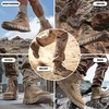image:imageFREE SOLDIER Mens Tactical Boots 6 Inch High Quality Genuine Leather Ultralight Breathable for Military Hiking Allterrain Use tan 10 US
