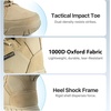 image:imageFREE SOLDIER Mens Tactical Boots 6 Inch High Quality Genuine Leather Ultralight Breathable for Military Hiking Allterrain Use tan 10 US